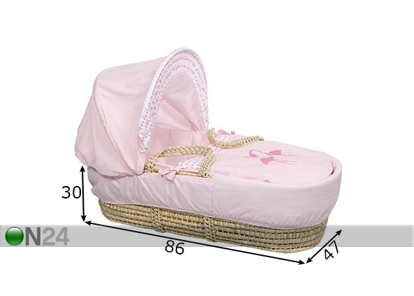 Кроватка-колыбель Фламинго размеры