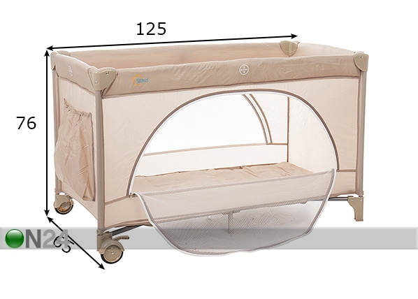 Кроватка- манеж Camp размеры