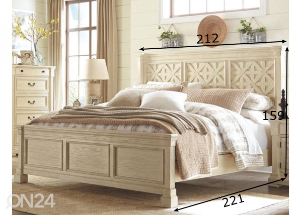 Кровать (king) 195x205 cm размеры