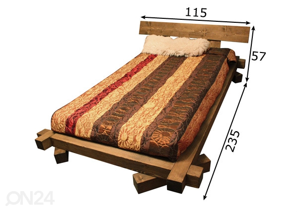 Кровать 80x200 cm размеры
