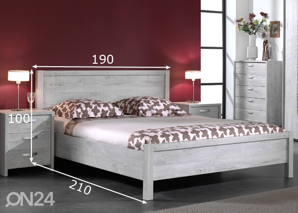 Кровать Alice 180x200 cm размеры