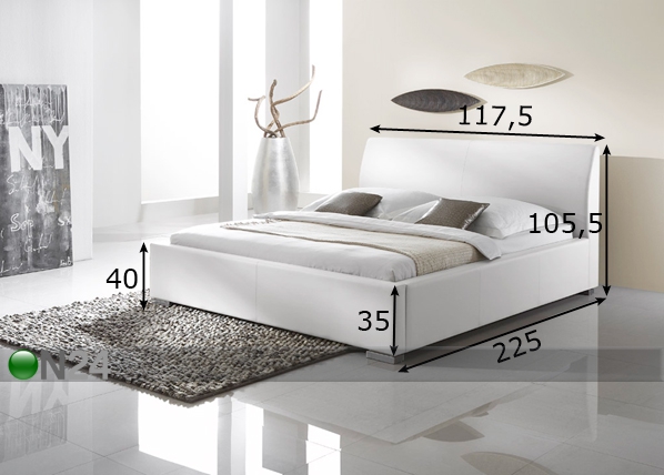Кровать Alto Comfort 100x200 cm размеры