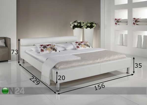 Кровать Anello 140x200 cm размеры