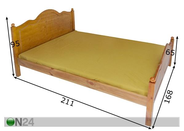 Кровать Ann 160x200 см размеры