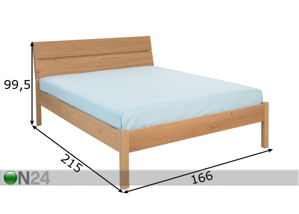 Кровать Austral 160x200 cm размеры