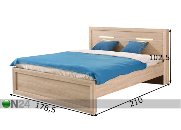 Кровать Balance 160x200 cm размеры