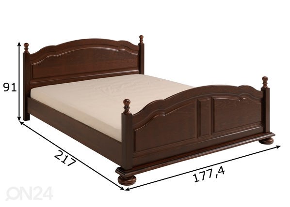 Кровать Berry 160x200 cm размеры