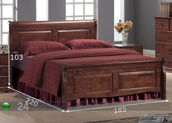 Кровать Boston 180x200 cm размеры