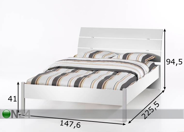 Кровать Camizion 140x200 cm размеры