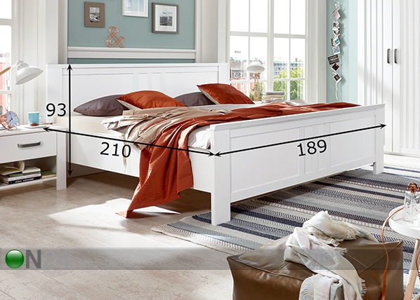 Кровать Castell 180x200 cm размеры