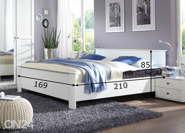 Кровать Chalet 160x200 cm размеры
