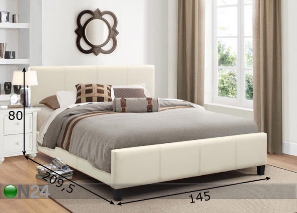 Кровать Cheryl 140x200 cm размеры