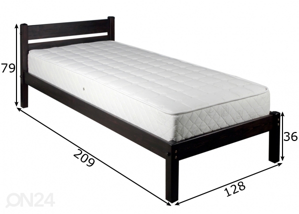 Кровать City Style 120x200 cm размеры