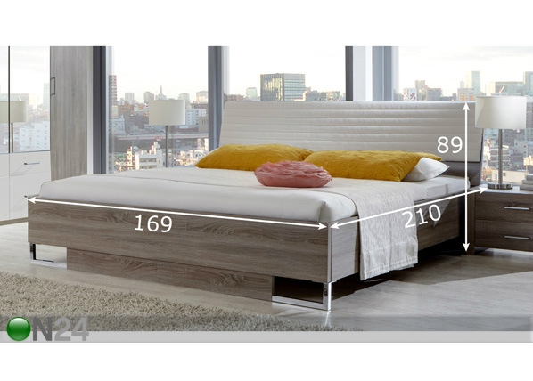 Кровать Corfu 160x200 см размеры
