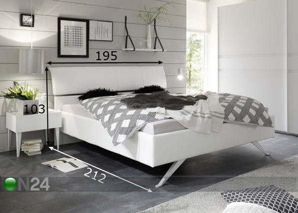 Кровать Cosmo 180x200 cm размеры