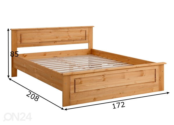 Кровать Dorthe 160x200 cm размеры