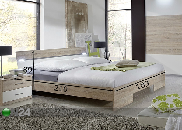 Кровать Ella 180x200 cm размеры