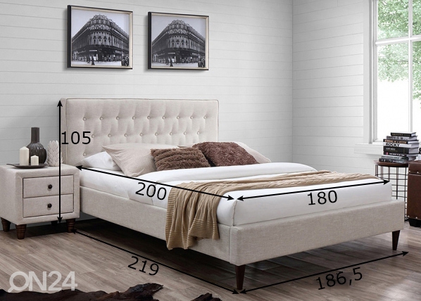 Кровать Emilia 180x200 см размеры
