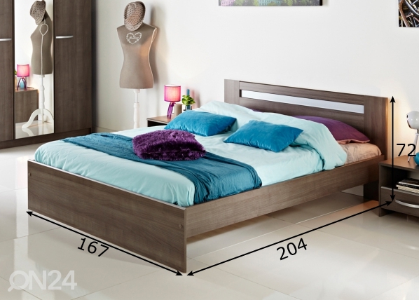 Кровать Evo 160x200 cm размеры