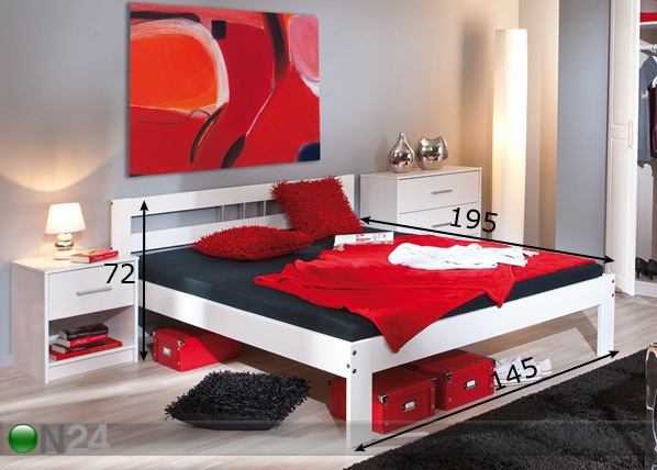 Кровать Fana 140x190 cm размеры