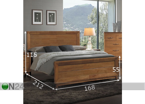 Кровать Harrods 160x200 cm размеры