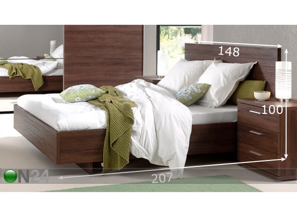 Кровать Helga 140x200 cm размеры