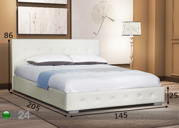 Кровать Igor 140x200 cm размеры