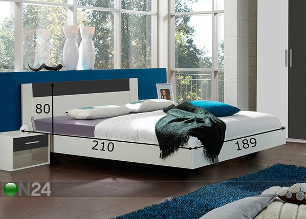 Кровать Ilona 180x200 cm размеры