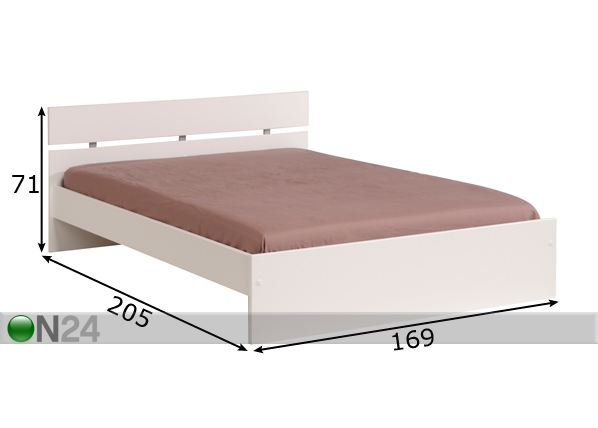 Кровать Infinity 160x200 cm размеры