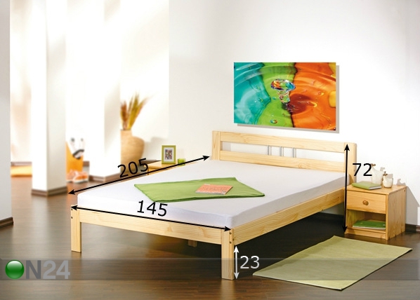 Кровать Jana 140x200 cm размеры