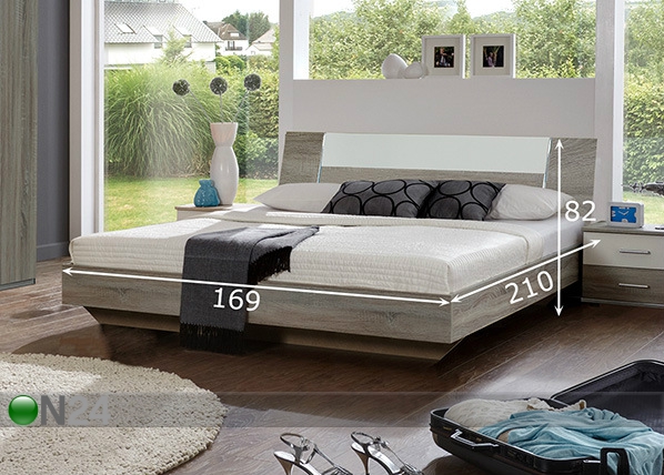 Кровать Jenny 160x200 cm размеры