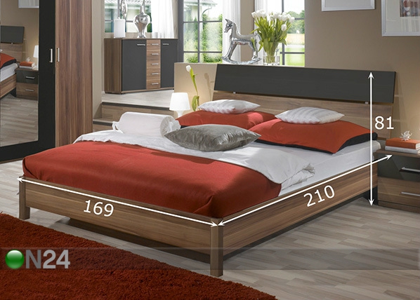 Кровать Julia 160x200 см размеры