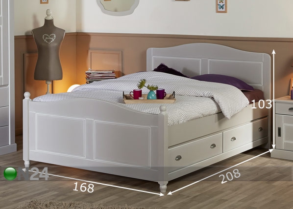 Кровать Kathe 160x200 cm размеры