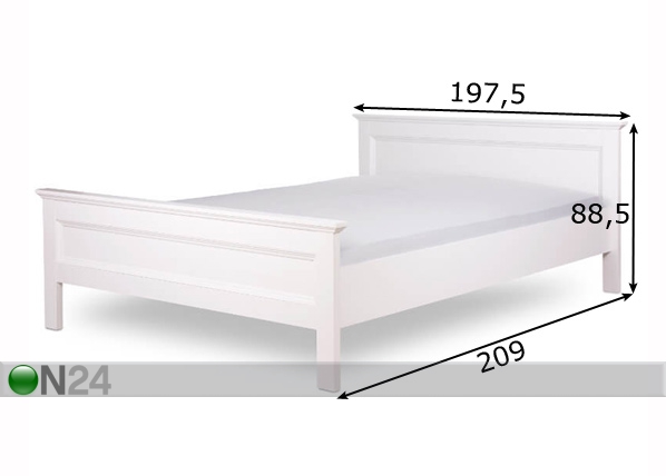 Кровать Landwood 180x200 cm размеры
