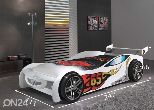 Кровать Le Mans 90x200 cm размеры