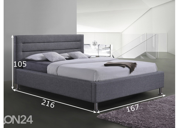Кровать Liden 160x200 cm размеры