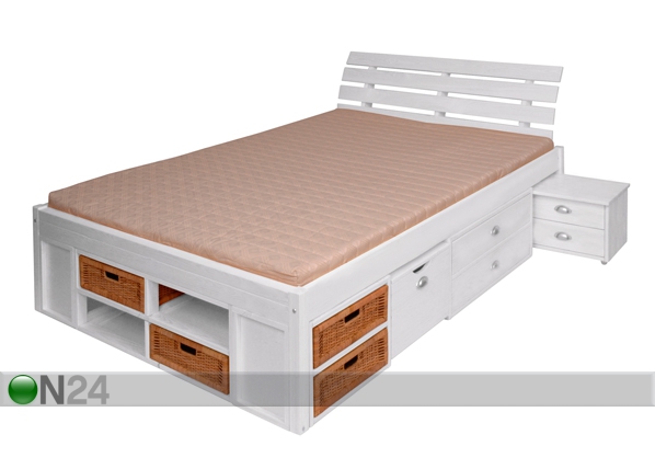 Кровать Lunia с изголовьем 140x200 cm