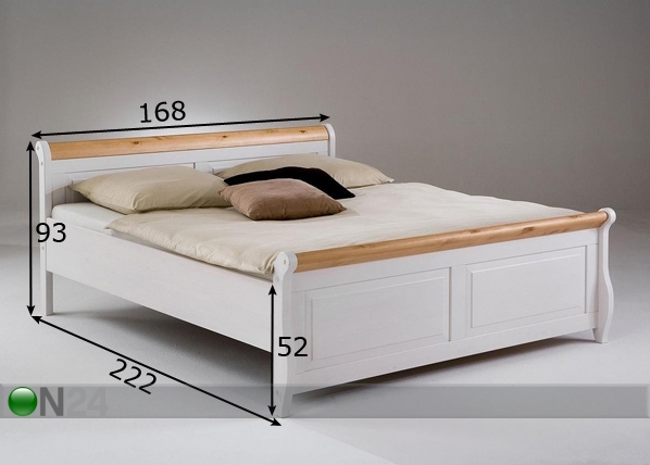 Кровать Malta 160x200 cm размеры