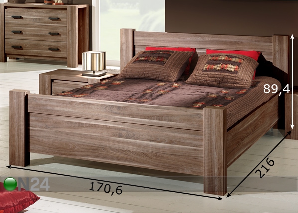 Кровать Max 160x200 cm размеры