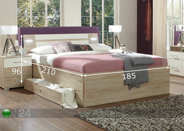 Кровать Modest 180x200 cm размеры