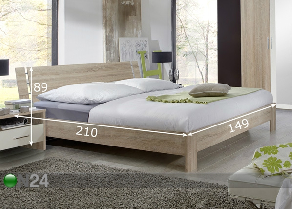 Кровать Napoli 140x200 cm размеры