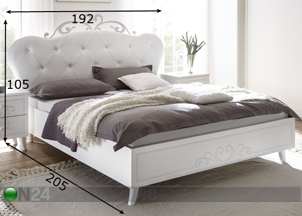 Кровать Nivea 160x200 cm размеры