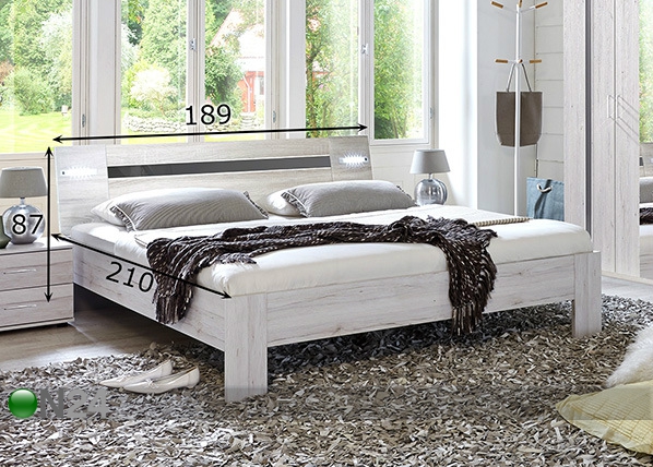 Кровать Nizza 180x200 cm размеры