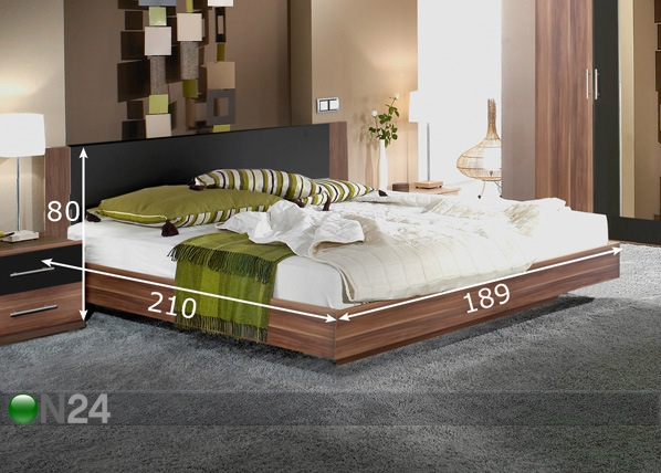 Кровать Nora 180x200 см размеры