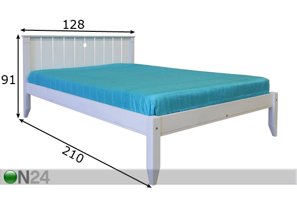 Кровать O-MA 120x200 cm размеры