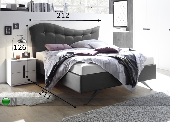 Кровать Onda 180x200 cm размеры