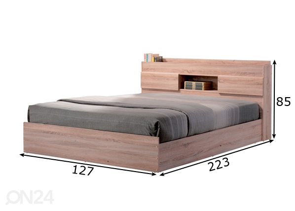 Кровать Osaka 120x200 cm размеры