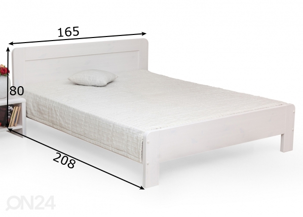 Кровать Oslo 160x200 cm размеры