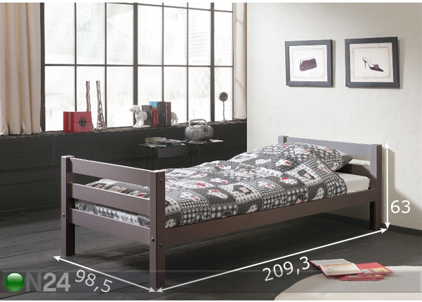 Кровать Pino 90x200 cm размеры