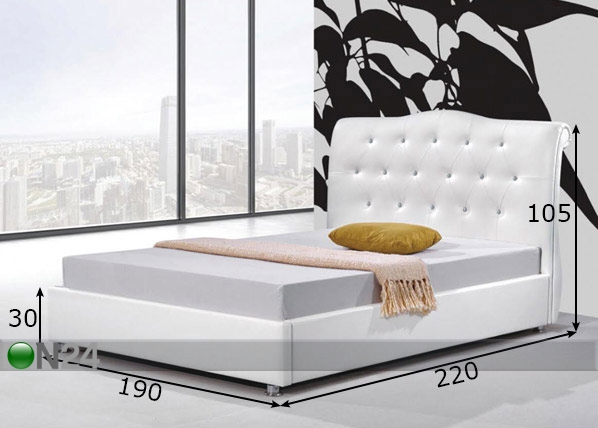 Кровать Queen 180x200 cm размеры